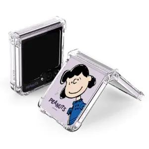 갤럭시 Z플립 7 플립시리즈 스누피 헬로 프렌즈 힌지보호 투명범퍼케이스 tc