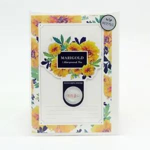 플라워씨드스틱 꽃씨앗 메리골드 씨앗카드 메리골드플라워카드 (WFJ735Z)