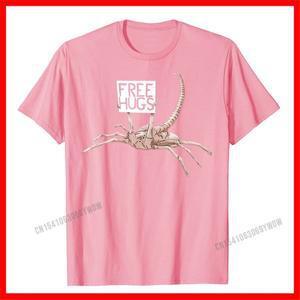 포옹 Funny Facehugger Aliens 티셔츠 하라주쿠 코튼 편안한 힙합 디자인 탑