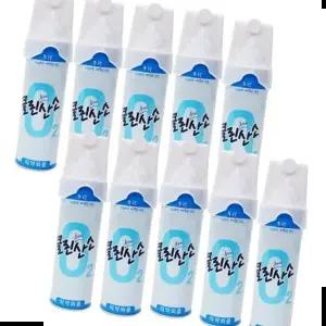 순수산소 가정용 산소 마스크 순수 휴대용 스프레이 캔 O2 10개