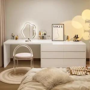 ㄱ자 화장대 서랍장 수납장