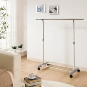 [하프클럽/]작업실행거 튼튼한 옷걸이 철제 수납정리대 B형