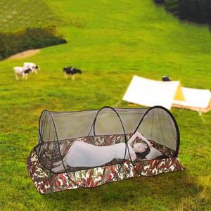 모기장 모기 물림 방지 접이식 휴대용 하단 지퍼 포함 야외 캠핑 및 가정용 메쉬 사용