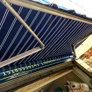 수동 어닝 천갈이 셀프시공 베란다 빗물막이 차양막