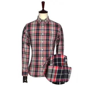 고품질 솔리드 루즈 남녀공용 셔츠 단가라 긴팔 신상 정장 (WFJRVLA)