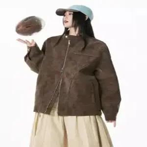 남성용 겨울 점퍼 야구복 차이나 해링턴 가죽 재킷 패피4