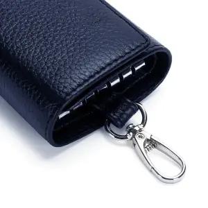 지갑 키홀더 네이비 스마트 자동차가죽키홀더 열쇠고리지갑 키홀더