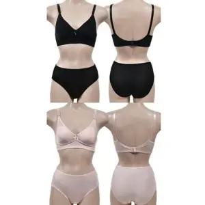 (챠밍)인견 노와이어 노몰드 B컵 브라팬티 세트 (WFK5VQ2)