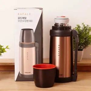 라팔 보온병 800ml 골드메탈 스텐 보냉용 텀블러 (WFK8YW7)