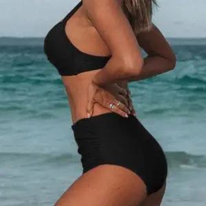 셔링 끈 스타일 큰컵 비키니 수영복 빅사이즈 하이웨 WFIOAAX