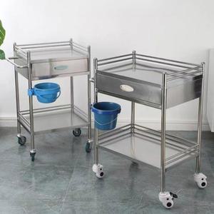 고무바퀴 병원 철제 2단 이동식 서빙카 드레싱카트 카트 요양원 풀러 드레싱 0x0x0cm 웨건 디럭스 특소형