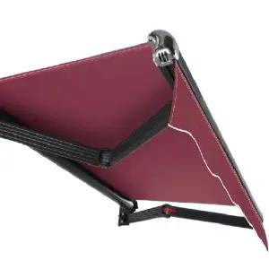 접이식 캐노피 카페 어닝 야외 비가림 매장 수동