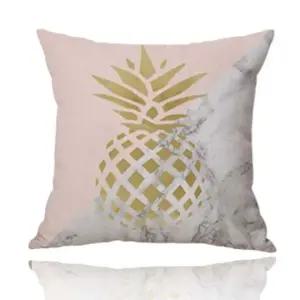 쿠션커버 ABM 45 45cm 칼라파인애플 디자인쿠션 과일 (WFK6HZR)