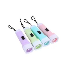 파스텔 미니 손전등 라이트 손전등 램프 후레쉬 미니후레쉬 캠핑후레쉬