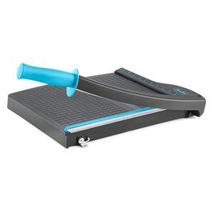 [미국배송] 스윙라인 기요틴 종이 커터 헤비 듀티 가드 레일이 있는 12인치 도마 블레이드 잠금 장치 최대 10장의 시트 절단 스크랩북 공예 및 사진 촬영을 위한 전문 수동 트리머.