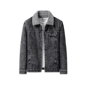 남자 청자켓 칼라 도톰 자켓 가을 겨울 캐주얼 데님 코트 상의 원픽4