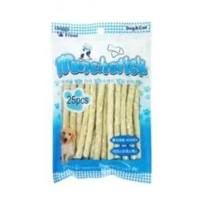 고품질 애견용 간식 우유 맛 수제 껌 반려동물 건강 (WFK6NZS)