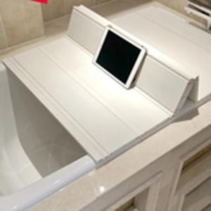 라포식 욕실 트레이 욕조 다리 접이식 선반 랙 Planshet 플라스틱 주최자 모바일 플로팅 Badplank OA50BT