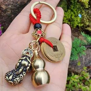 풍수 소품 재물운 비휴 엽전 키링 WFH6GKA