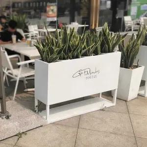 철제 플랜트박스 울타리 박스 야외 테라스 대형 파티션 화분