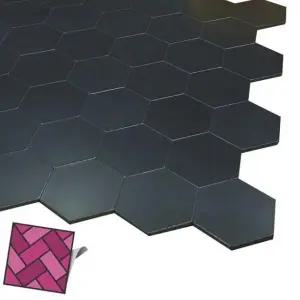 검점육각형 데코타일 WJ139 두꺼운 월타일스티커