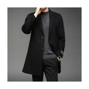 남자정장재킷 울 코트 가을 겨 트렌드 하프 정장 패딩 내피 탈부착 기모 모직 원템4