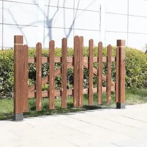 나무 대문 원목 전원주택 텃밭 방무목 테라스 정원 문