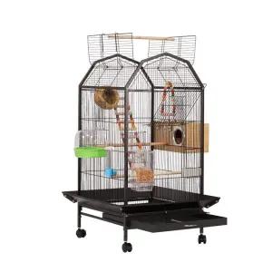 바퀴 달린 새장 사육장 이동식 하우스 대형새장