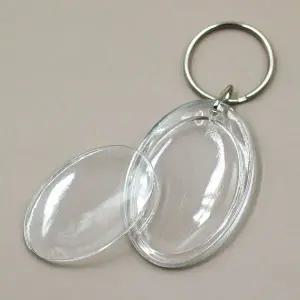 아크릴 액자 열쇠고리 타원형 WE2DB55