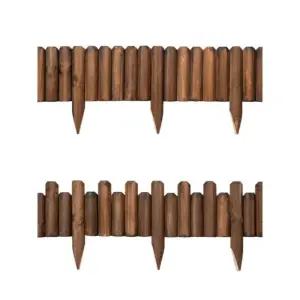 정원 장식 아이템 울타리 조경 담장 데크 야외 화단 목재 나무