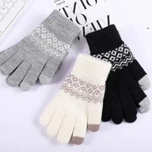 배달기사 라이더 터치 보온 장갑 20대 청소년 선물 니트장갑 여성니트장갑