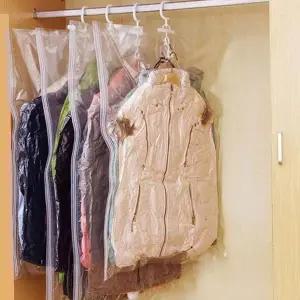 고품질 옷걸이형 의류 압축팩 진공 정리팩 보관팩 67x110 대 (WFK9EQP)