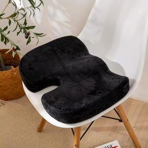 인체공학적 젤 삽입 메모리 폼 시트 쿠션 | 쿨링 패드 시아티카 허리 사무용 의자 경기장 좌석, 비행기 좌석 쿠션, 요추 지지 베개 엉덩이