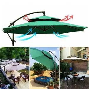 [하프클럽/셀러허브_여성트랜드패션]원형폴딩 초대형 파라솔 받침물통세트