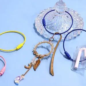 와이어 고리 5cm 팔찌 키링 컬러 WFF1B14