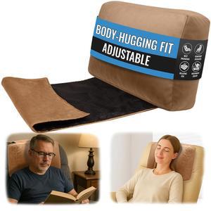 소코로 리클라이너 헤드레스트 베개, 벨벳 커버가 있는 다용도 목 지지 쿠션, 의자, 소파, 사무실, 침대, 요통 , 여행, 라운지, 브라운에 이상적인 액세서리
