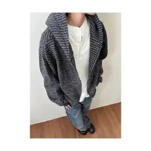 록쉬블몰 남성 집업 가디건 빈티지 스트라이프 카디건 가을 커플 HO3