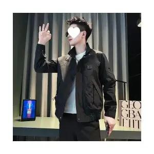 록쉬블몰 남성 바람막이 점퍼 봄가을 아우터 자켓 상의 블랙 HO3