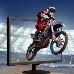 엑사비오)24인치 FULL HD 소형TV 모니터 스피커내장 IPS 광시야각 USB RF안테나 HDMI 매장 원룸 사무실 차량용 가정용/Y5