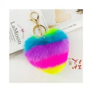 하트 레인보우 키링 예쁜 열쇠고리 WFGLDDF