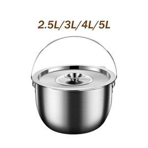 캠핑용 냄비 오일 용기 스톡팟 대용량 청소가 용이 다용도