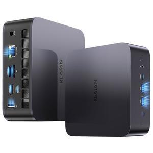 리탄 미니 PC 게이밍 OCuLink AI AMD Ryzen 7 255, 컴퓨터, 내장 듀얼 스피커, 2.5Gbps LAN, HDMI 2.1, 8K USB 4.0 Wi-Fi /BT5.4 베어본, RAM 없음, 스토리지 시스템 없음