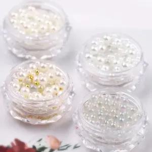 네일 아트 진주 스톤 세트 매니큐어 꾸미기 재료 (WFK9FE1)