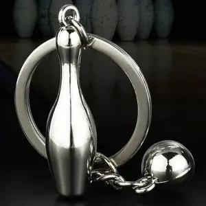 볼링핀 열쇠고리 메탈 키체인 키링 볼링볼 액세서리 (WFK9FIB)