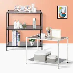 반투명모듈선반 쇼파사이드테이블 침대협탁 슬림 수납 W98BD22