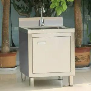 스텐 싱크대 업소용 캠핑장 야외 씽크대 개수대 조리대