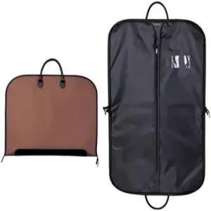 옷걸이 가방 39인치 - 전체 지퍼 옥스포드 천 수트 커버 출장에 적합 회색 여행용 수트백 2팩