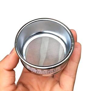 6Cm 체 스테인레스 스틸 실험실 표준 밀가루 샘플 검사 외부 프레임 철 크롬 도금 304 메쉬