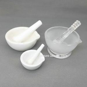 1pcs 60758090100120130150160mm 유리세라믹 박격포 및 유봉 화학 실험실 시약 연구 그릇