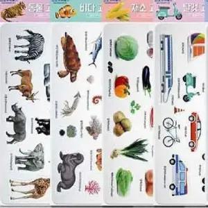 포비 모양 고무자석 285x220mm 3T 7종 택1 보드판용 (WFKAD6K)